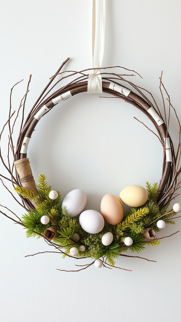 5. Scandinavian-Inspired Easter Wreaths