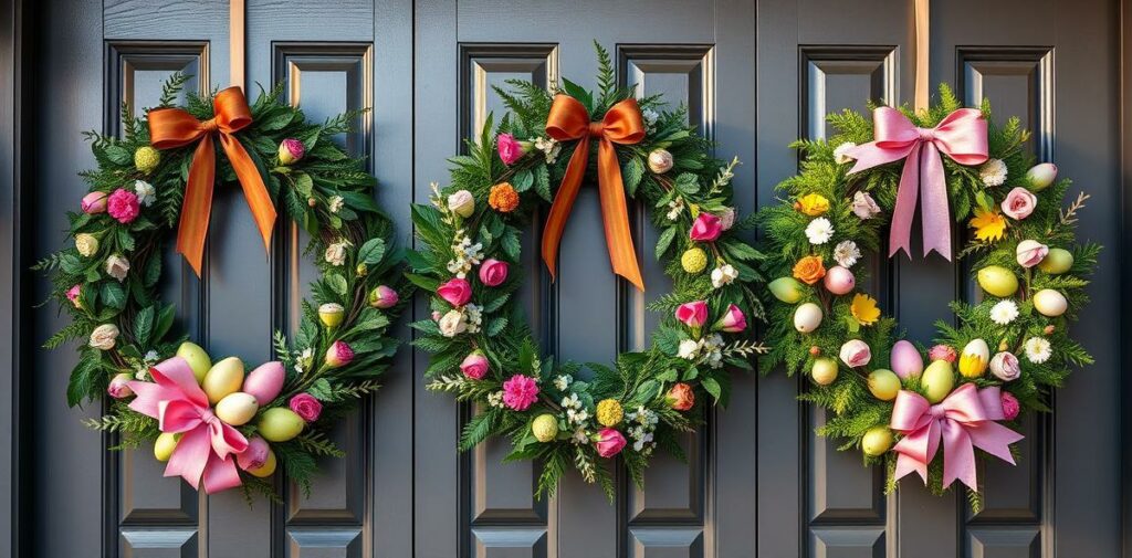 28 Festive Easter Wreaths for Front Door to Ring in Spring