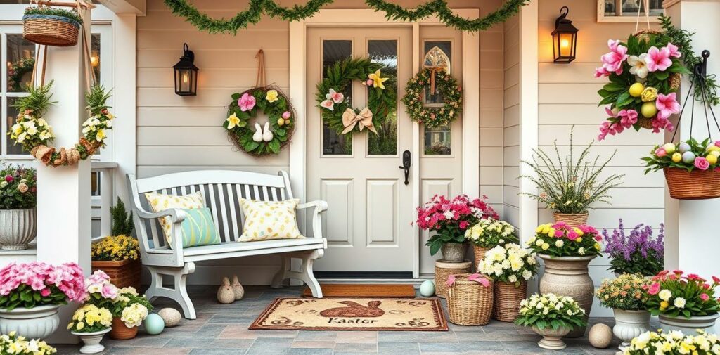 28 Fresh Easter Porch Decor Outdoor to Brighten Your Exterior