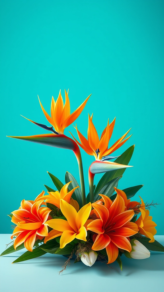 17. Tropical Easter Bird Of Paradise