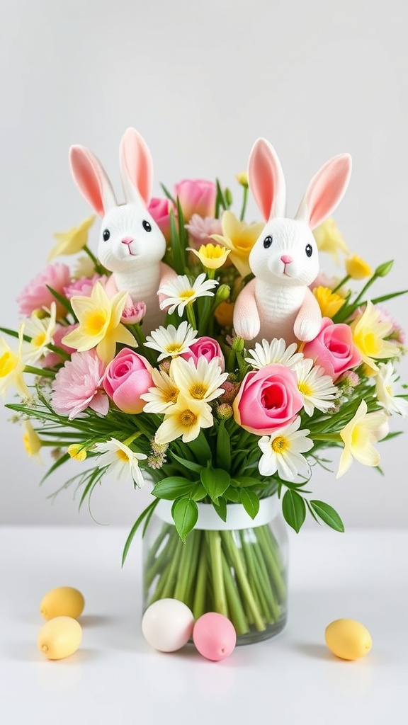 7. Whimsical Bunny-Themed Bouquets