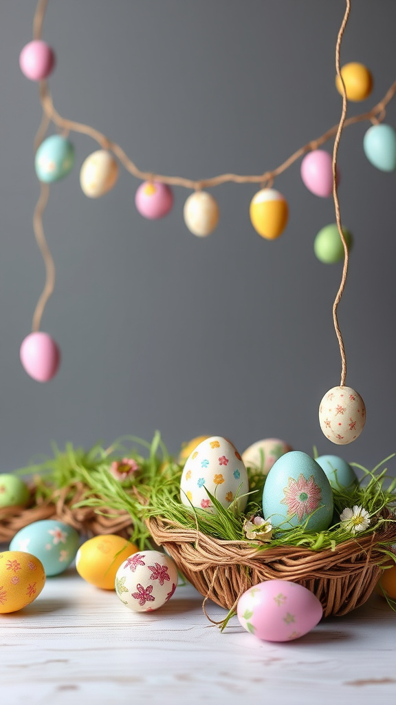 3. Whimsical Egg Garlands