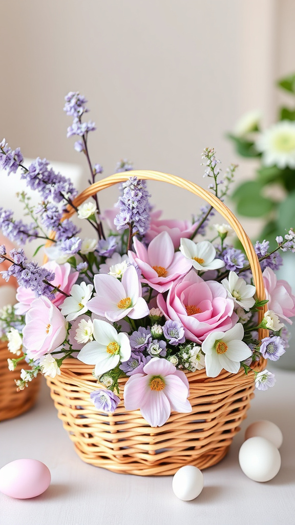 4. Pastel Perfection Baskets